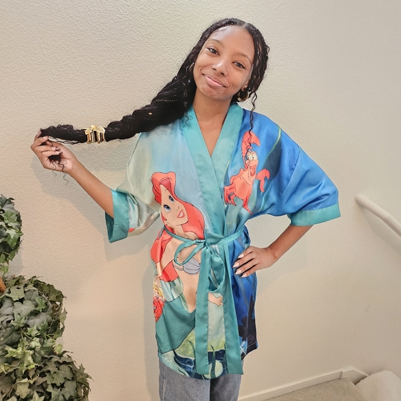 Disney The Little Mermaid Silk Robe - Picture 3 of 8
